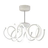Alkent Beyaz Sarkıt 120 Watt Sarkıt 3 Renkli Ledli Modern Mutfak Banyo Led Salon Sarkıt Avize