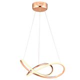 Belina Rose Gold Sarkıt 48 Watt Sarkıt 3 Renkli Ledli Modern Mutfak Banyo Led Salon Sarkıt Avize