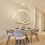 Castle Gold Sarkıt 30 Watt Sarkıt 3 Renkli Ledli Modern Mutfak Banyo Led Salon Sarkıt Avize