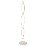 Hera Beyaz 64 Watt Modern 3 Renkli Tasarım Salon Ledli Metal Lambader 