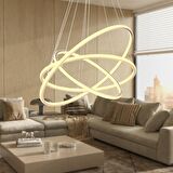 Lingo Gold Sarkıt 90 Watt Sarkıt 3 Renkli Ledli Modern Mutfak Banyo Led Salon Sarkıt Avize