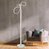 Palvin Beyaz 96 Watt Modern Tasarım Salon Ledli Metal Lambader 