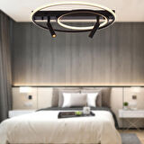 Steve Mat Siyah Boyalı 50 Watt 300K Spot Salon Mutfak Genç Odası Ledli Avize