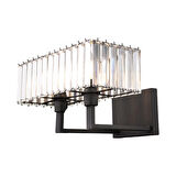 Apliqa Brambles Metal Modern Yatak Odası Duvar - Yatak Başı Siyah Aplik 