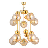 Parsley 10'lu Gold Modern Cafe,Restoran için Uygun Retro Salon Avize