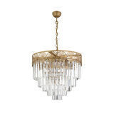 Bulmer 6'LI Küçük Yuvarlak Eskitme Kristalli Taşlı Modern Tasarım Kristal Salon Avize