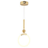 Struer Tekli Gold Ledli Modern Koridor, Yatak Odası Salon Sarkıt Led Avize