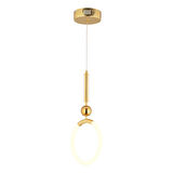 Struer Tekli Gold Ledli Modern Koridor, Yatak Odası Salon Sarkıt Led Avize