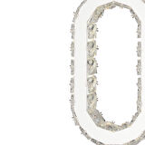Avignon 40 Watt Tekli Krom Ledli 3 Renkli Sarkıt Kristalli Taşlı Modern Tasarım Led Kristal Salon Avize 