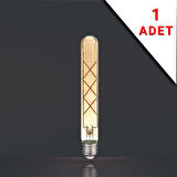 LED FİLAMANLI E27 RUSTİK AMPUL 6 WATT 2500k GÜN IŞIĞI T30-T185