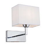 Apliqa Rylee Metal Modern Banyo - Yatak Odası Duvar - Yatak Başı Çift Yönlü Krom Aplik 