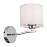 Apliqa Keria Metal Modern Banyo - Yatak Odası Duvar - Yatak Başı Krom Aplik 