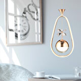 Cratos Tekli 48 Watt Gold Ledli Kelebek Detaylı Modern Koridor, Yatak Odası Salon Sarkıt Led Avize