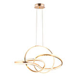 Pireal Tekli Gold Ledli Modern Koridor, Yatak Odası Salon Sarkıt Led Avize
