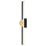 Disk Siyah Gold 26 Watt Modern Tasarım Banyo Koridor Ledli Salon Aplik