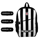 Beşiktaş Çubuklu Okul Sırt Çantası 3 Bölmeli (24356)