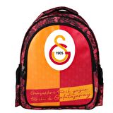 Galatasaray 2 Bölmeli Parçalı Suni Deri Okul Sırt Çantası (24544)