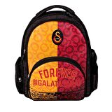 Galatasaray Forever Suni Deri Okul Sırt Çantası 3 Bölmeli (24589)