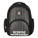 Beşiktaş Çubuk Desenli Suni Deri Okul Sırt Çantası 25352