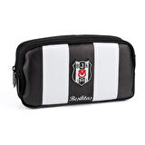 Beşiktaş 2 Bölmeli Çubuklu Suni Deri Kalemlik (25359)