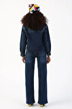 Mavi01-Crop Denim Ceket