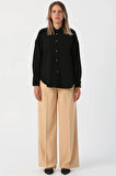 Siyah-Rahat Gömlek Tunik