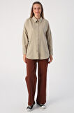 Taş01-Oversize Basic Gömlek