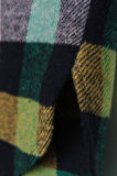 Yeşil-Lacivert-Oversize Oduncu Gömlek Tunik