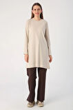 Taş-Basic Pamuklu Süprem Sweat Tunik