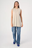 Taş-Kolsuz T-Shirt Tunik