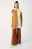 Camel-Tek Cepli Viscon Kumaş Gömlek Tunik