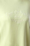 Açık Yeşil-Oversize Nakışlı Sweatshirt