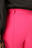 Fuşya-Nervürlü Palazzo Pantolon