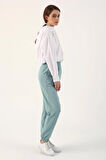 Koyu Mint-Jogger Eşofman Altı