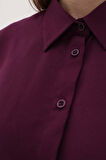 Mürdüm01-Oversize Basic Gömlek