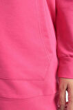 Fuşya-Fermuarlı Sweat Hırka