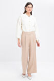 Allday Pileli Geniş Paça Pantolon S77120A0