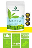 Spiractive Matcha Çayı 100 gr Spriluna Japanese Premium Limon Aromalı Detox Burner Yeşil Çay 