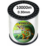 Effe Force 10000m 0.30mm Bobin Misina Çekeri 14.20kg Beyaz