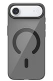 Fuchsia iPhone 17 Air ile Uyumlu PC Blank Kablosuz Şarj Özellikli Kapak - Siyah