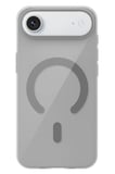 Fuchsia iPhone 17 Air ile Uyumlu PC Blank Kablosuz Şarj Özellikli Kapak - Natural Grey