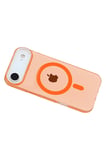 Fuchsia iPhone 17 Air ile Uyumlu PC Blank Kablosuz Şarj Özellikli Kapak - Turuncu