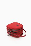 Levidor Kırmızı Mini Bucket Çanta