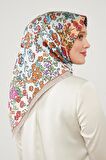 Levidor Lila Mine Çiçeği Trennd Twill Eşarp