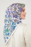 Levidor Mint Yeşili Mine Çiçeği Trennd Twill Eşarp