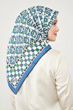 Levidor Saks LVD Baskılı Trend Twill Eşarp