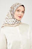 Levidor Vizon LVD Baskılı Trend Twill Eşarp
