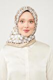 Levidor Vizon LVD Baskılı Trend Twill Eşarp