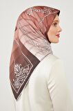 Levidor Somon Renk Geçişli Trend Twill Eşarp