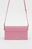 Pembe Çift Askılı Omuz Çantası